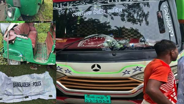 তামাবিল মহাসড়কে বাসের চাপায় কিশোরী নিহত, আহত ৩