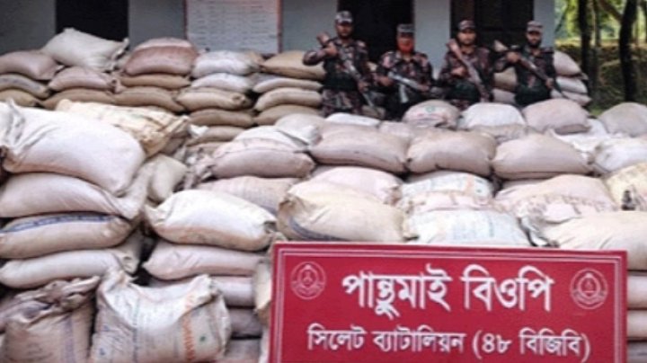 ৯৩ লাখ টাকার চোরাচালানের পণ্য জব্দ করল বিজিবি