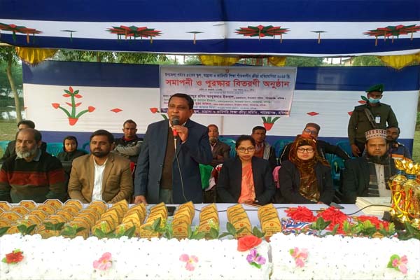 শায়েস্তাগঞ্জে শীতকালীন ক্রীড়া প্রতিযোগিতার সমাপনী ও পুরুস্কার বিতরণ