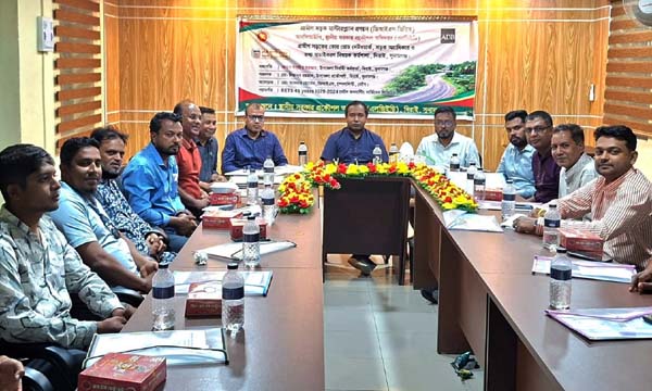 উন্নত সড়ক নেটওয়ার্ক গড়তে দিরাইয়ে এলজিইডির কর্মশালা