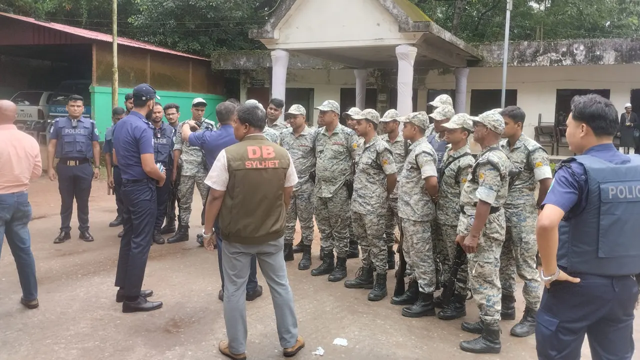 গোলাপগঞ্জে এনসিপির কর্মসূচি ঘিরে সতর্ক অবস্থানে পুলিশ