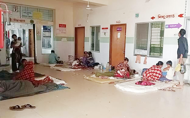 সুনামগঞ্জে 'ঠাণ্ডা-গরমের গ্যাঁড়াকলে' অসুস্থ হচ্ছে শিশুরা
