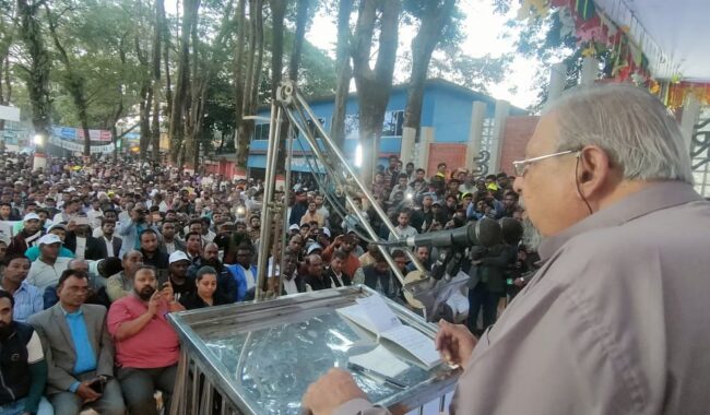 পরাজয় নিশ্চিত জেনে বিএনপি নির্বাচনে আসেনি