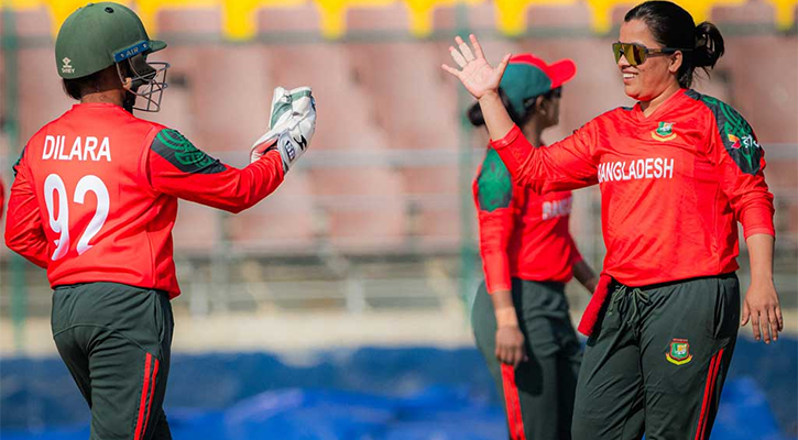 গ্রুপ চ্যাম্পিয়ন হয়ে সুপার সিক্সে বাংলাদেশের মেয়েরা