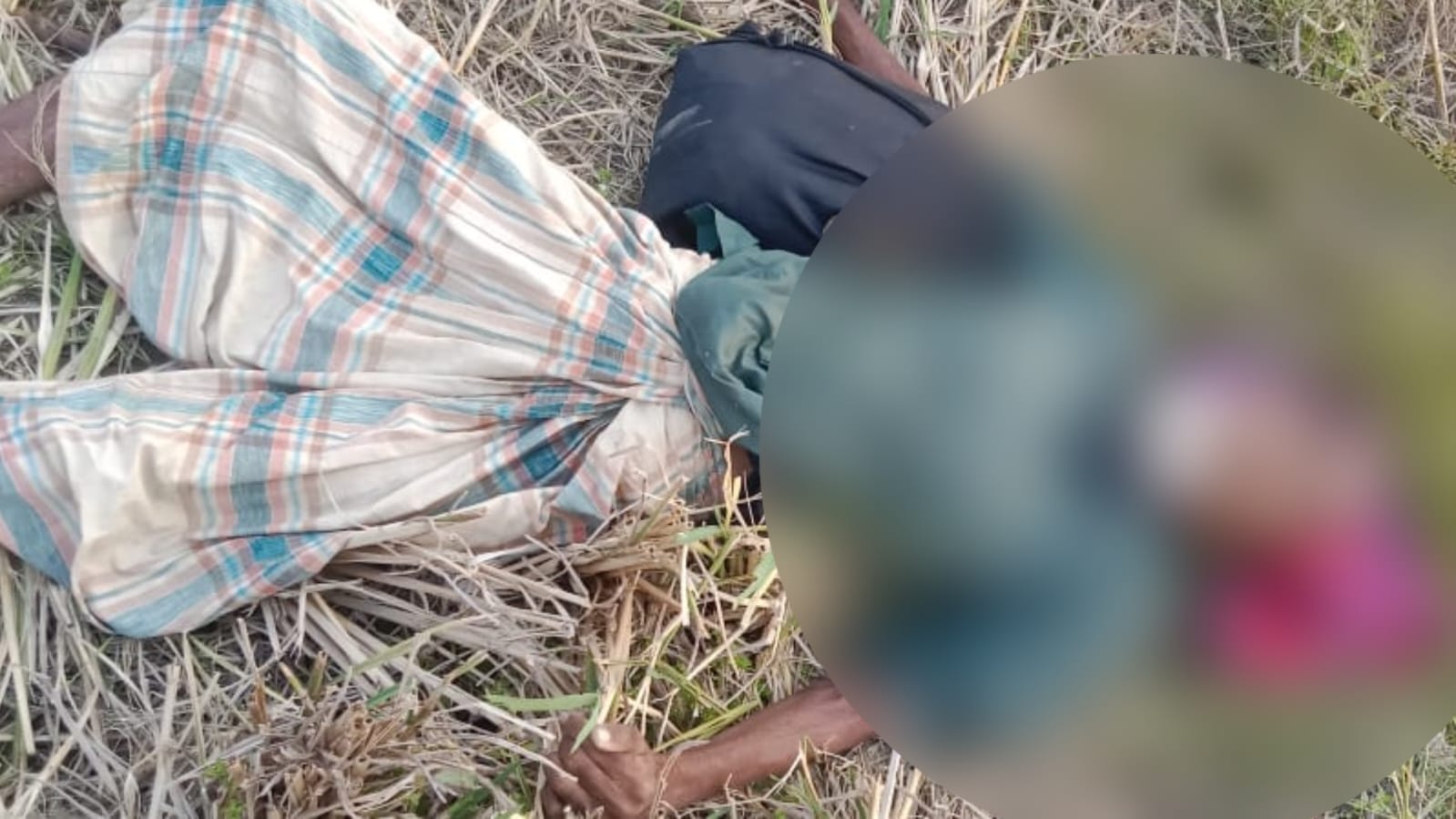 ধান ক্ষেত থেকে অজ্ঞাত বৃদ্ধের লাশ উদ্ধার 
