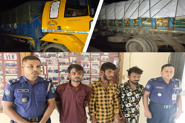 জকিগঞ্জে ১ হাজার ৫৪ বস্তা চোরাই চিনিসহ, আটক ৩
