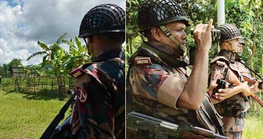 সীমান্তে গালি খেয়ে গুলি ছুড়লো বিএসএফ