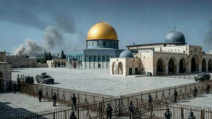 আল-আকসায় জুমার নামাজে ইসরায়েলি নিষেধাজ্ঞা