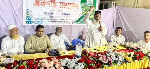 জামায়াত ইনসাফ ও উন্নয়নের রাজনীতিতে বিশ্বাস করে : মাওলানা হাবিবুর রহমান