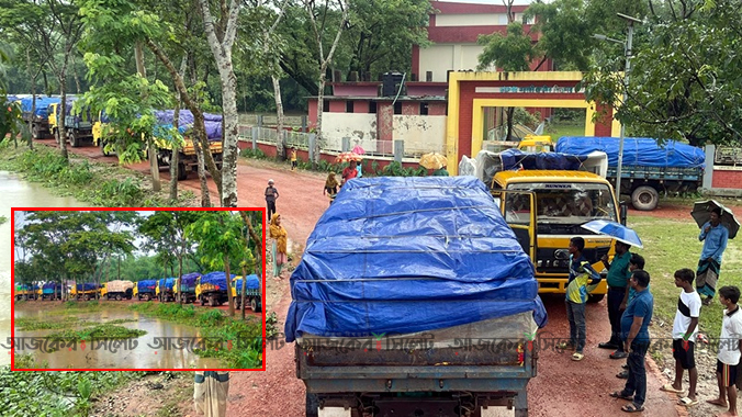 চোরাইপথে আসা ১৪ ট্রাক ভারতীয় চিনির চালান জব্দ
