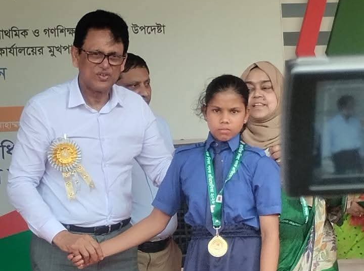 গোয়াইনঘাটে শিক্ষার্থী রুমি রানী জাতীয় পর্যায়ে চতুর্থ স্থান অর্জন