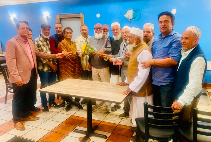 আমেরিকার মিশিগানে সিলেটের সাবেক পিপি এডভোকেট নুরুল হক সংবর্ধিত