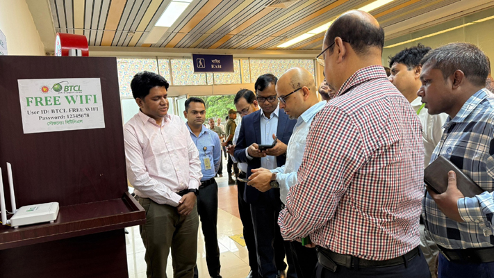 ওসমানী বিমানবন্দরে ফ্রি ওয়াইফাই-টেলিফোন সেবা চালু