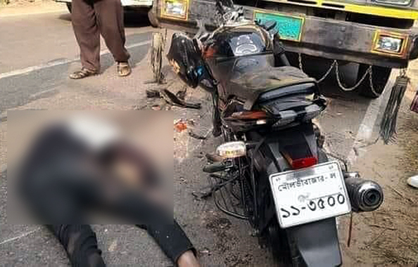 মৌলভীবাজারে ট্রাক চাপায় মোটরসাইকেল আরোহী নিহত