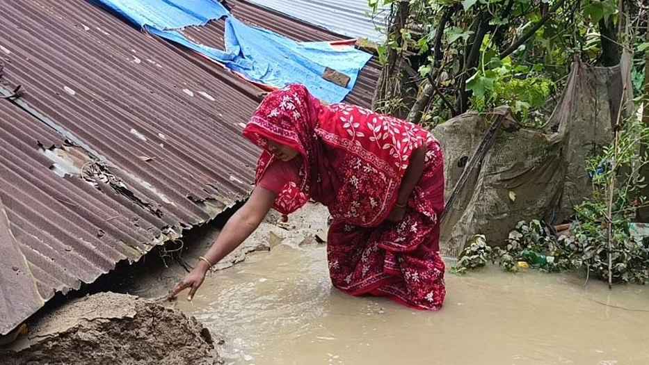 হবিগঞ্জে নামছে পানি, বাড়ছে দুর্ভোগ