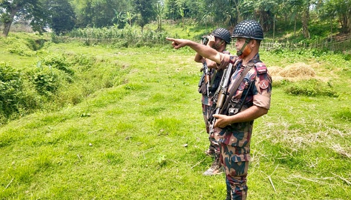 সিলেট সীমান্তে বিজিবি'র টহল জোরদার