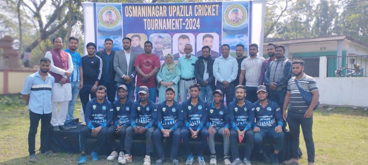 ওসমানীনগরে উপজেলা ক্রিকেট লীগ ২০২৪-এর উদ্বোধন