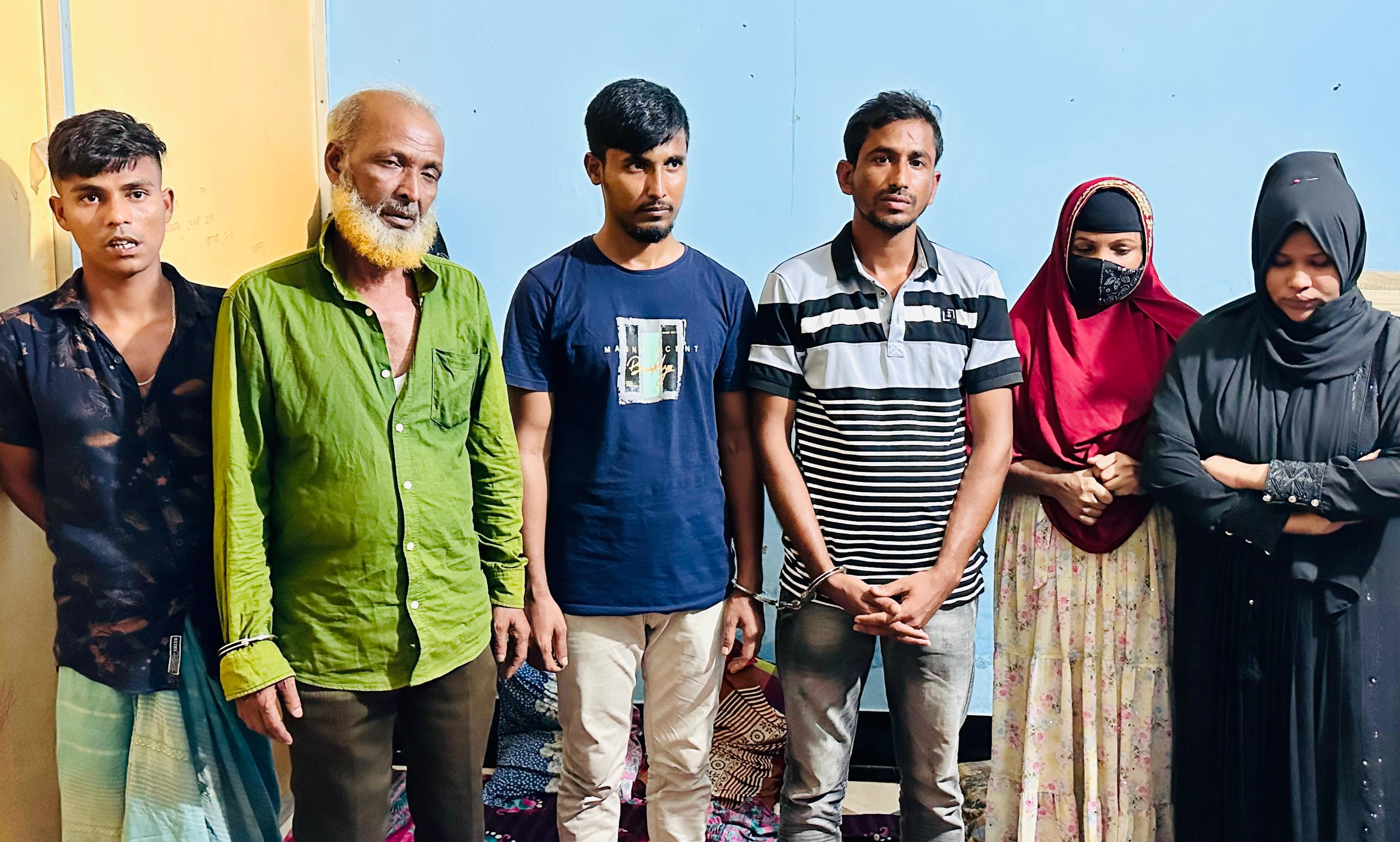 গোটাটিকরে বাসা ভাড়া করে চলছিল পতিতাবৃত্তি, আটক ৬