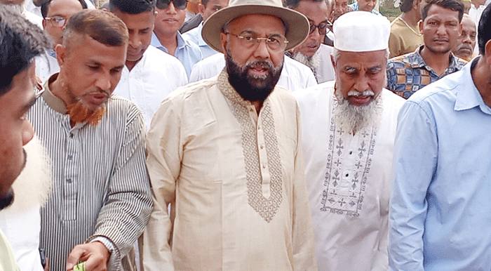 কুশিয়ারা নদীতে ফেরিঘাট স্থাপন কাজের উদ্বোধন এমপি এম এ মালিকের