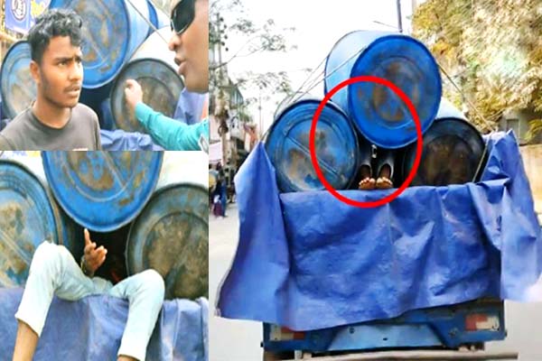 নাইওরপুলে &lsquo;ড্রামচাপা&rsquo; দেয়া যুবককে উদ্ধার