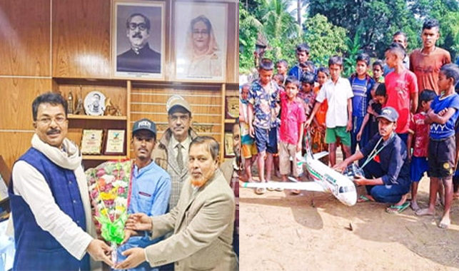 প্লেন বানানো সেই ক্ষুদে উদ্ভাবকে দুই লাখ টাকা দেয়ার আশ্বাস