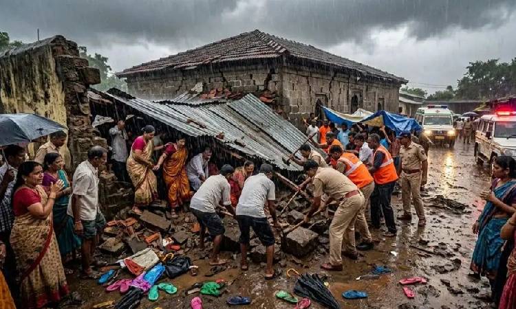 ভারতে মন্দিরের দেওয়াল ধসে নিহত ৬