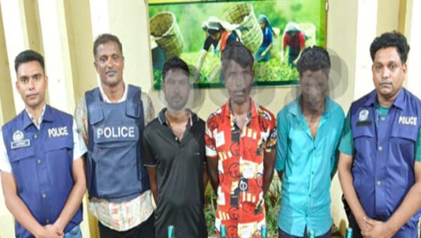 শ্রীমঙ্গলে ২১ বোতল ভারতীয় মদসহ আটক ৩
