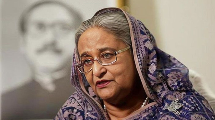 হেলিকপ্টার থেকে আন্দোলকারীদের উপর বোম্বিং করার কথা বলেন শেখ হাসিনা