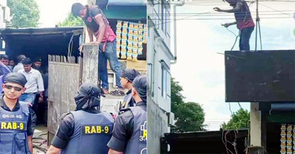 নগরীতে অটোরিকশা গ্যারেজে র&zwnj;্যাবের অভিযান