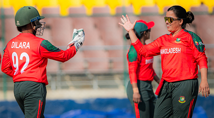 থাইল্যান্ডকে হারিয়ে প্রস্তুতি সম্পন্ন করল বাংলাদেশের মেয়েরা