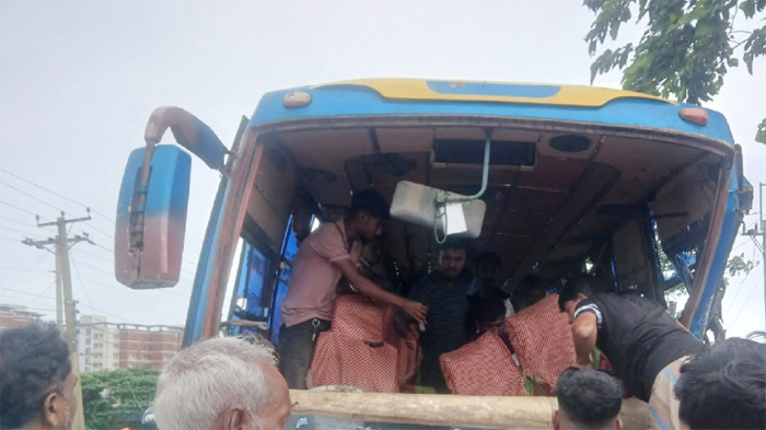 শান্তিগঞ্জে বাসের ধাক্কায় বৃদ্ধ নিহত