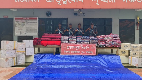 সুনামগঞ্জ অর্ধকোটি টাকার মালামালসহ গরু জব্দ