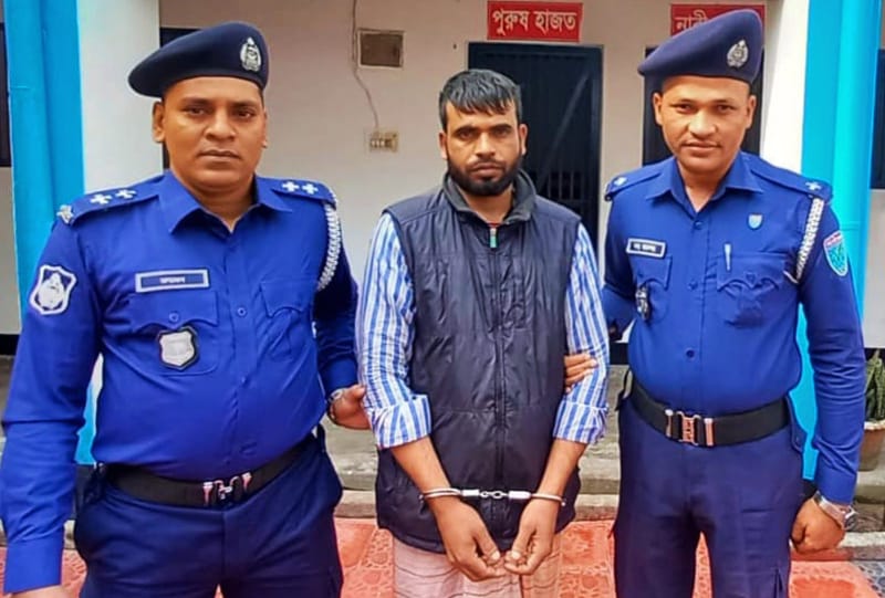 বিশ্বনাথে একাধিক ডাকাতি মামলার আসামি গ্রেফতার