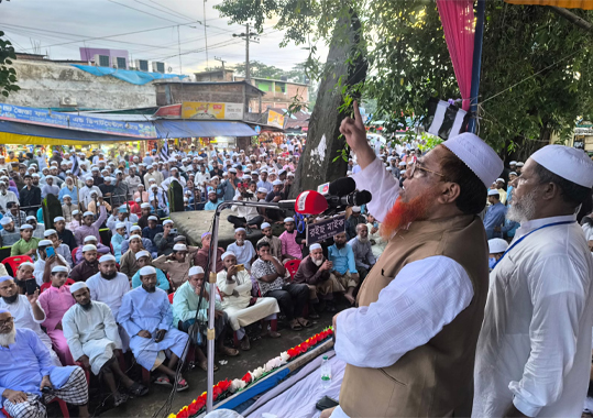 মাফিয়াদের সাথে আপোষ নয় : মাওলানা মঞ্জুরুল ইসলাম আফেন্দী