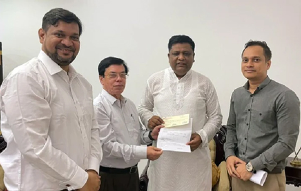৮১ লাখ টাকা হোল্ডিং ট্যাক্স পরিশোধ করল শাহজালাল বিশ্ববিদ্যালয়