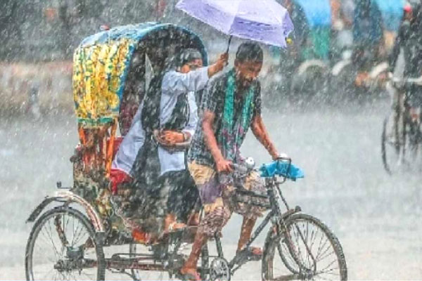 সিলেটে ঝোড়ো ঝোড়ো হাওয়াসহ বৃষ্টি পূর্বাভাস