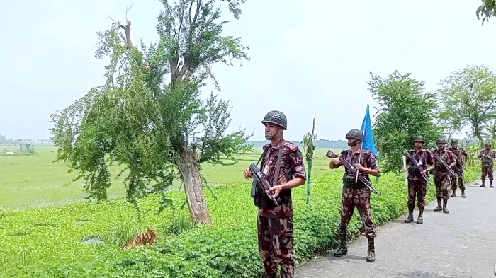 সিলেট সীমান্তে জ্বালানী তেল পাচাররোধে নজরদারিতে বিজিবি