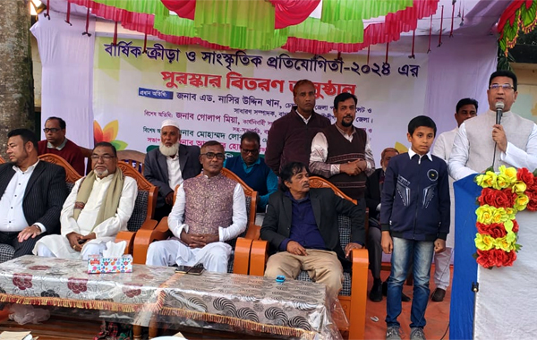 শিক্ষার্থীদের লেখাপড়ার পাশাপাশি খেলাধুলায় উৎসাহিত করতে হবে : নাসির খান