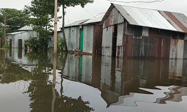 সুনামগঞ্জে আবারো নিম্নাঞ্চল প্লাবিত