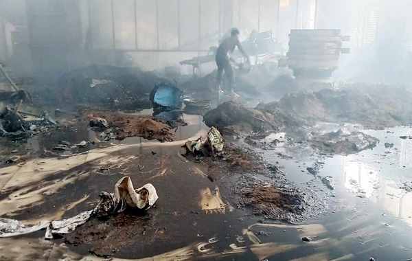 লালচাঁন্দ চা বাগান ফ্যাক্টরিতে অগ্নিকাণ্ড, ব্যাপক ক্ষয়ক্ষতি