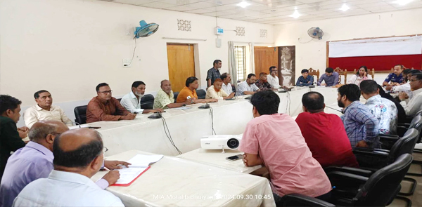 দোয়ারাবাজারে দুর্গাপূজা উপলক্ষে আইনশৃঙ্খলা সভা
