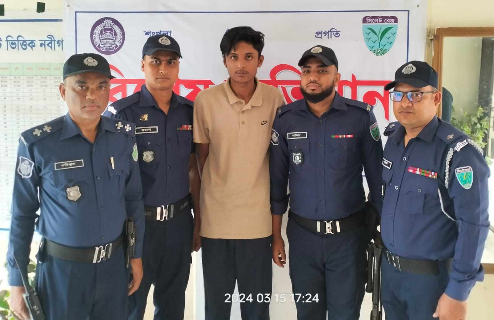 নবীগঞ্জে কলেজ শিক্ষার্থী তাহসিন হত্যা মামলার প্রধান আসামী গ্রেফতার