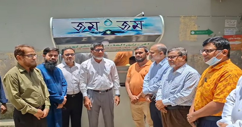 সুনামগঞ্জ জেলা সদর হাসপাতালে নিরাপদ খাবার পানির প্ল্যান্ট উদ্বোধন