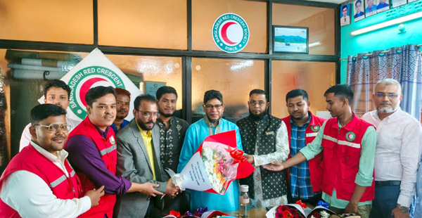 রেড ক্রিসেন্ট সিলেট ইউনিটকে আধুনিকায়নের প্রতিশ্রুতি নিয়ে যাত্রা শুরু করলো নবনির্বাচিত কমিটি
