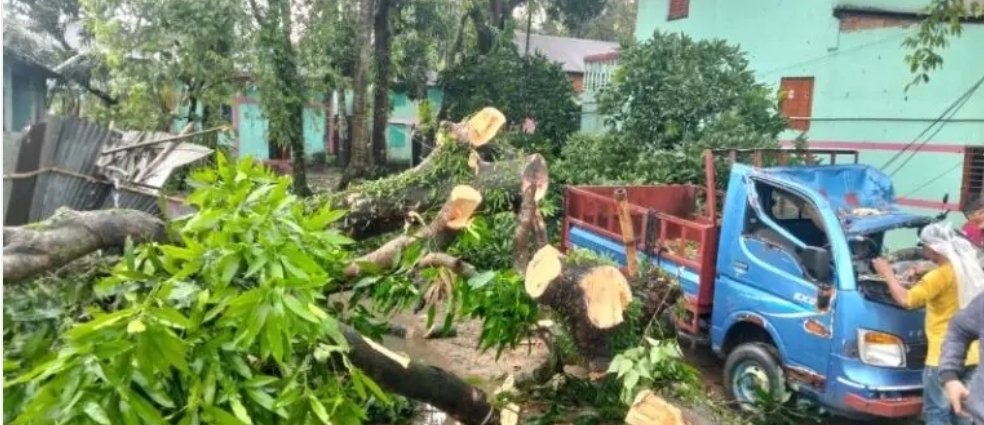 দিরাইয়ে কালবৈশাখীর তাণ্ডব