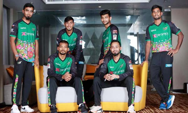 নতুন জার্সি নিয়ে মাঠে নামছে সিলেট স্ট্রাইর্স