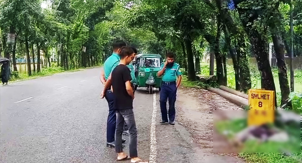 সিলেট-তামাবিল সড়কের পাশ থেকে অজ্ঞাত ব্যক্তির লাশ উদ্ধার