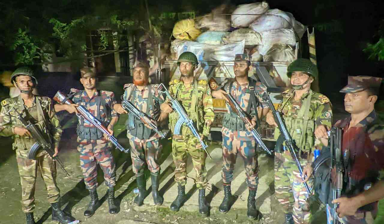 জৈন্তাপুরে ৬৮ লক্ষ টাকার ভারতীয় কফি জব্দ