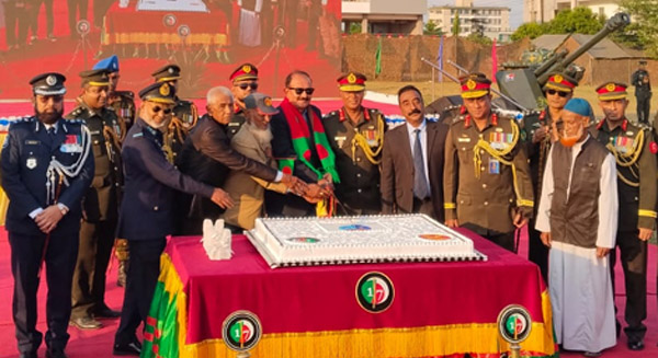 সিলেট সেনানিবাসে বর্ণাঢ্য আয়োজনে সশস্ত্র বাহিনী দিবস পালিত