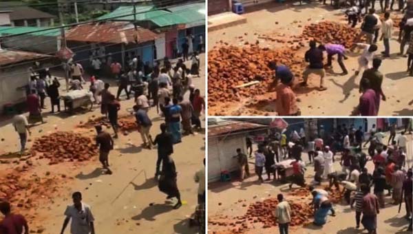 বাহুবল বাজারে স্ট্যান্ডের দখল নিয়ে সংঘর্ষ, আহত ২৫